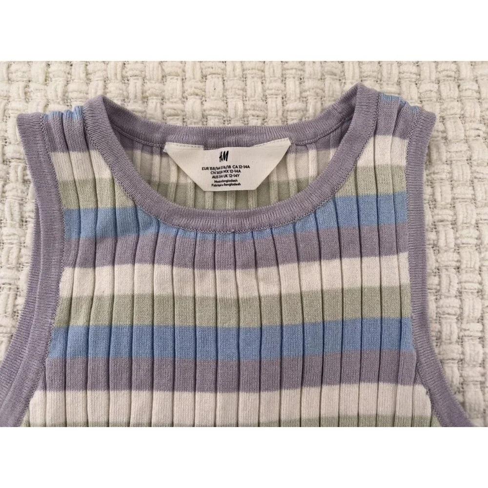 H&M Striped Rib Tank Top - Picture 3 of 6